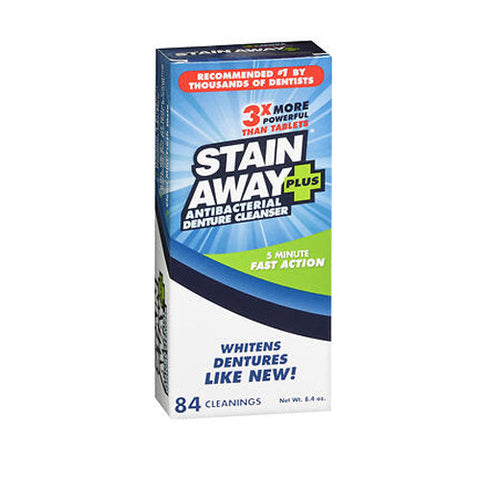 Stain Away, Plus Denture Cleanser, 8.1 oz Stain Away