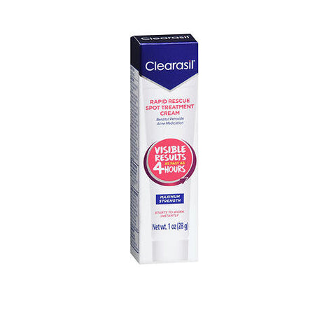 Clearasil Ultra, Rapid Rescue Spot Treatment Cream Maximum Strength, 1 Oz Clearasil Ultra