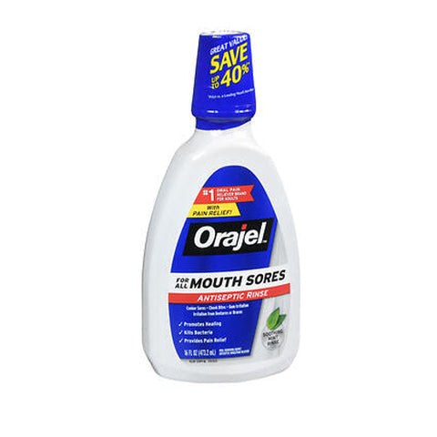 Orajel, Antiseptic Mouth Sore Rinse, 16 oz Orajel