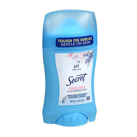 Secret, Antiperspirant Deodorant Invisible Solid Powder Fresh, 1.6 Oz Secret
