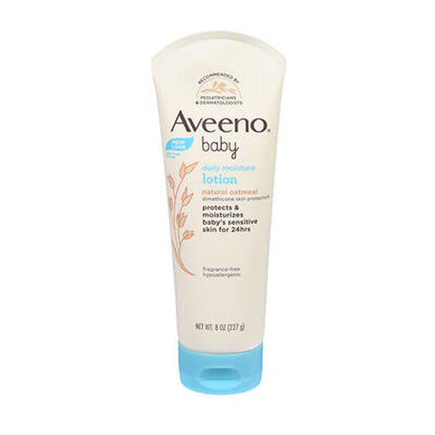 Aveeno, Baby Daily Moisture Lotion, Fragrance Free 8 oz Aveeno