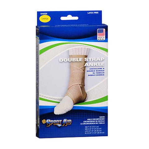 Sport Aid, Double Strap Ankle Support, Large each Sport Aid