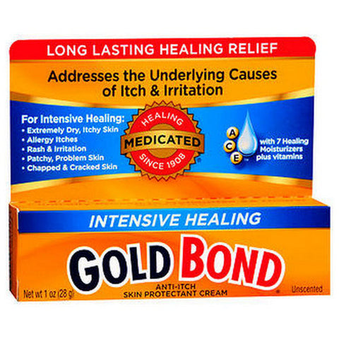 Gold Bond, Intensive Healing Skin Cream, Unscented 1 oz Gold Bond