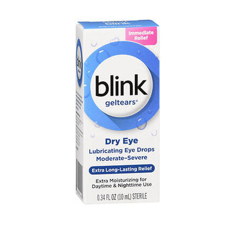 Blink, Gel Tears Lubricating Eye Drops Moderate-Severe Dry Eye, 10 ml Bausch + Lomb