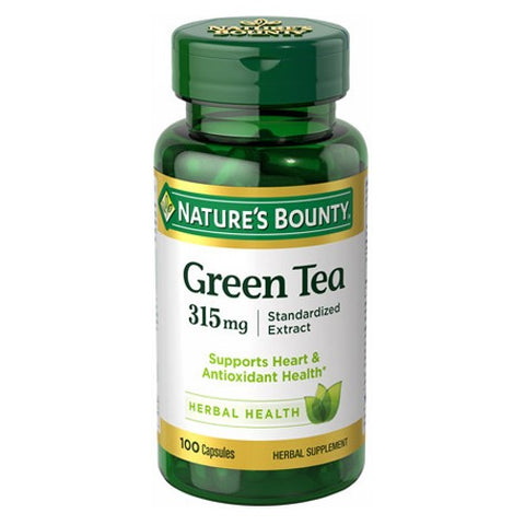 Nature's Bounty, Nature's Bounty Green Tea Extract, 315 mg, 100 caps Nature's Bounty