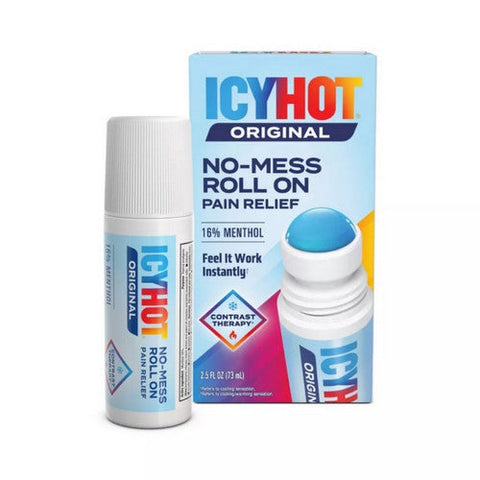Icy Hot, Original No Mess Pain Relief Roll-On, 2.5 Oz Icy Hot