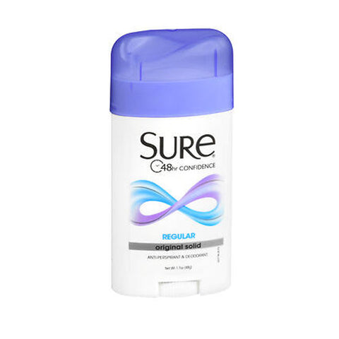 Sure, Anti-Perspirant Deodorant Original Solid, Regular Scent 1.7 oz Sure