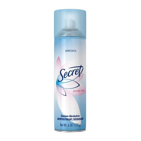 Herbal Essences, Secret Anti-Perspirant Deodorant Aerosol Spray, Powder Fresh 6 oz Herbal Essences