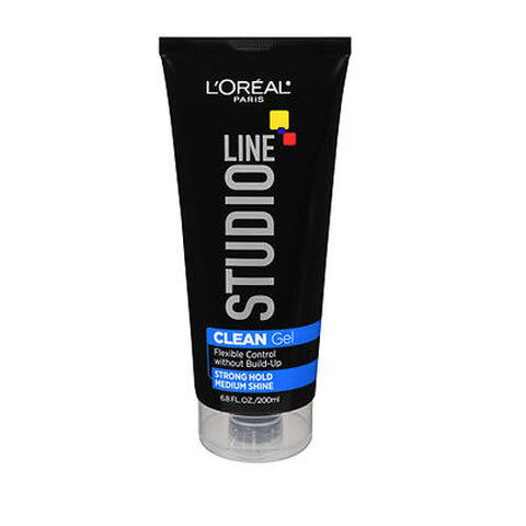 L'oreal Paris, Studio Line Clean Gel Strong Hold Medium Shine, 6.8 Oz L'oreal Paris