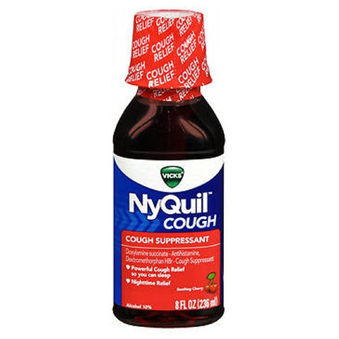 Vicks, Nyquil Cough Liquid Cherry, 12 Oz Vicks