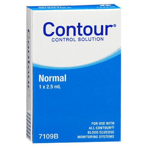 Contour, Bayer Ascensia Microfil Normal Control Blood Glucose Meter System, 2.5 ml Contour