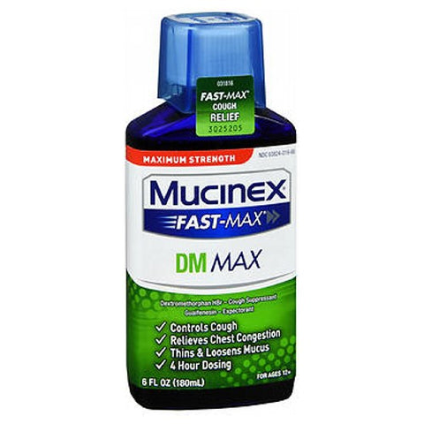 Mucinex, Fast-Max Dm Adult Liquid, 6 Oz Mucinex