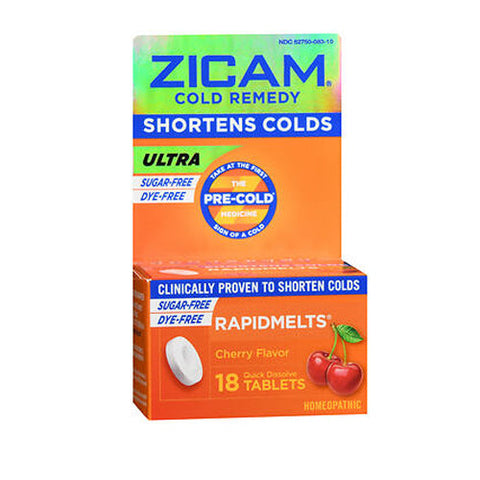 Zicam, Cold Remedy Rapidmelts Ultra Cherry, 18 Count Zicam