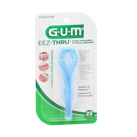 Gum, Eez-Thru Floss Threaders, 25 each Gum