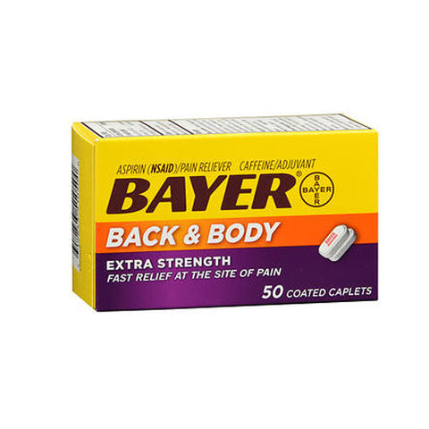 Bayer, Asprin Extra Strength Back & Body Pain Reliever, 50 tabs Bayer