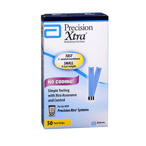 Precision Xtra, Extra Blood Glucose Test Strips, 50 each Precision Xtra