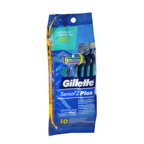 Gillette, Customplus Pivot Disposable Razors, 10 each Gillette