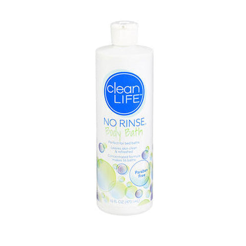 Clean Life, No Rinse Body Bath, 16 Oz Clean Life
