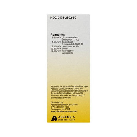 Diastix, Reagent Strips For Urinalysis Glucose, 50 Count Diastix